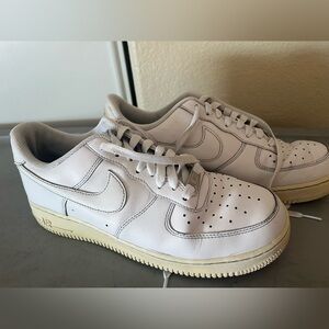 Nike Air Force 1 White Sneakers | Women’s Size 10